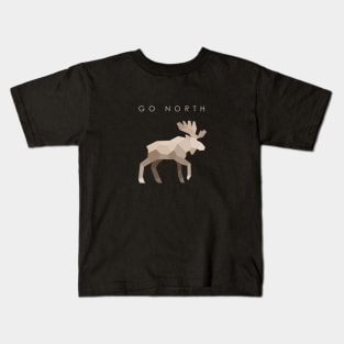 Go North - Elk (dark) Kids T-Shirt